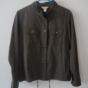 Christopher & Banks Olive Green Jacket M